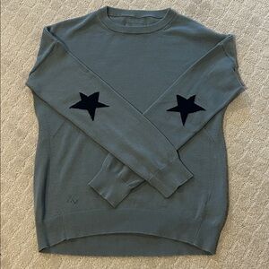 Zadig & Voltaire Cici Stars Blue Cotton Sweater